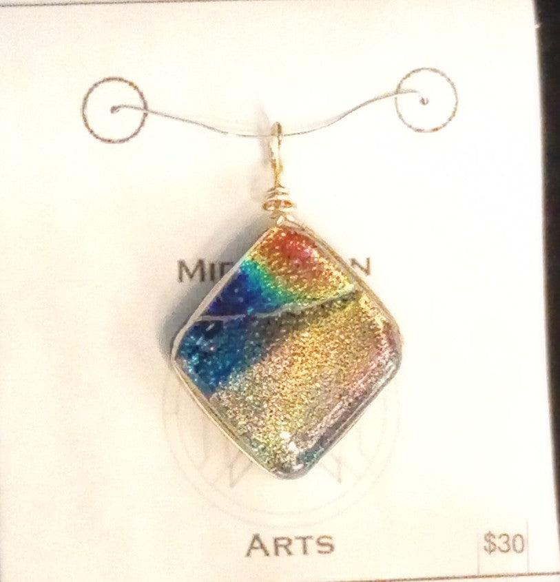 Rainbow Sand Pendant