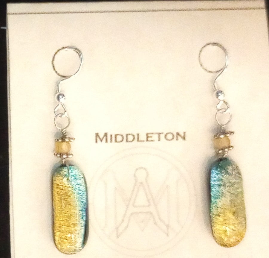 Yellow Rainbow Earrings