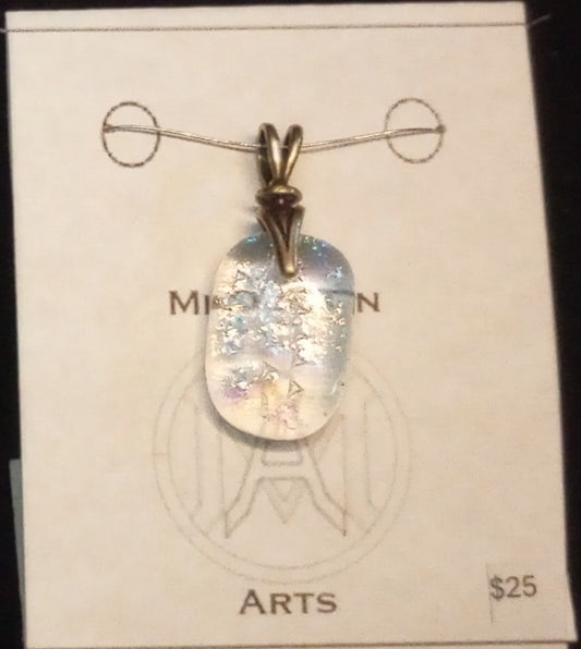 Rainbow Dragon Scale Pendant