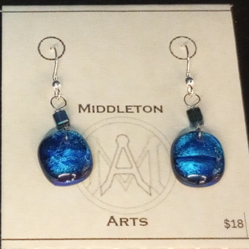 Blue Ocean Earrings (small)