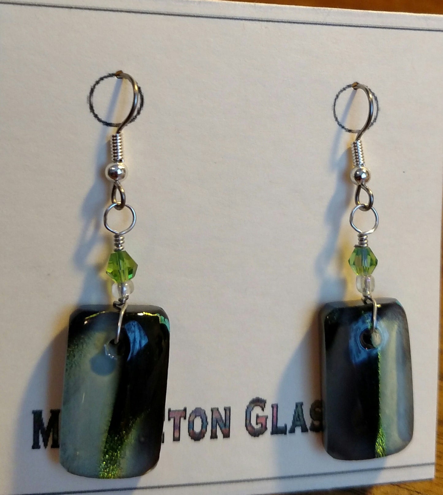 Black and White Earrings-large